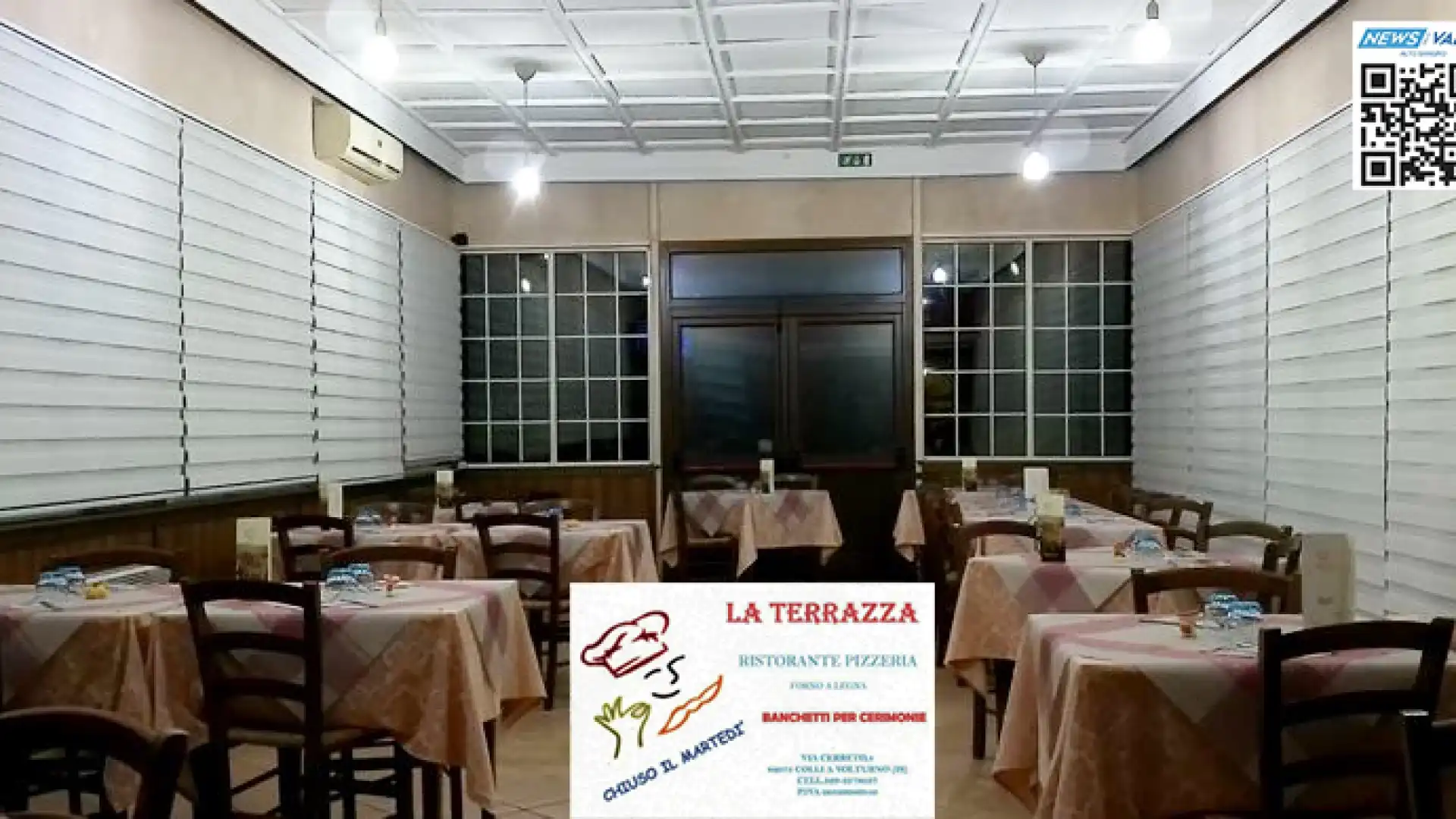 Ristorante Pizzeria La Terrazza: a Colli a Volturno accoglienza e prodotti selezionati. Guarda lo spot video